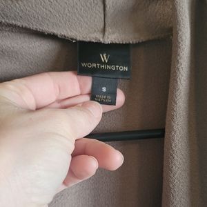Worthington Small brown gauze vest